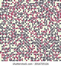 Abstract Geometric Pattern generative computational art illustration