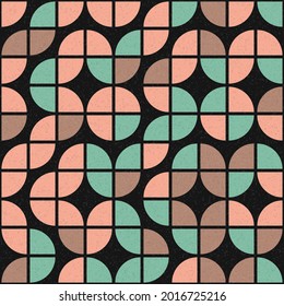 Abstract Geometric Pattern generative computational art illustration