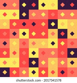 Abstract Geometric Pattern generative computational art illustration