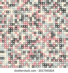 Abstract Geometric Pattern generative computational art illustration