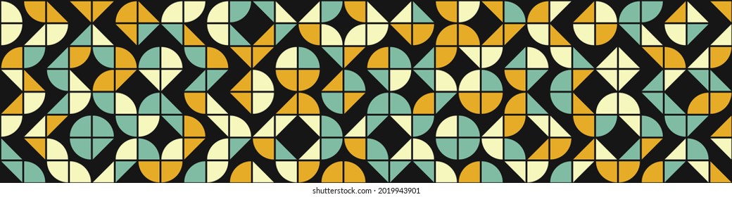 Abstract Geometric Pattern generative computational art illustration