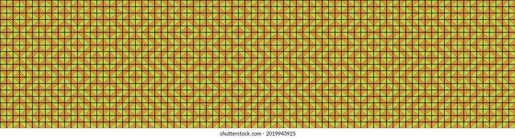 Abstract Geometric Pattern generative computational art illustration