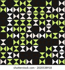 Abstract Geometric Pattern generative computational art illustration
