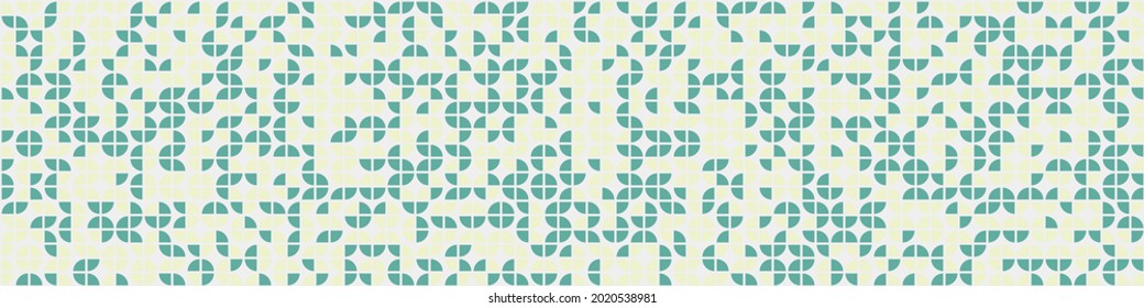 Abstract Geometric Pattern generative computational art illustration