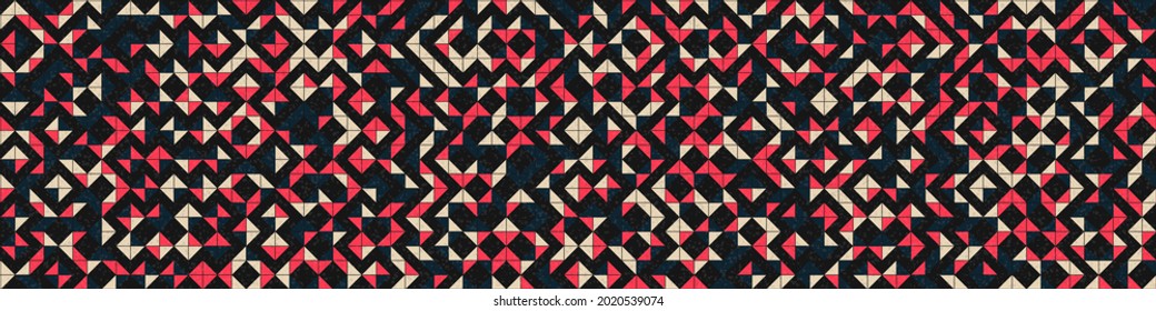 Abstract Geometric Pattern generative computational art illustration