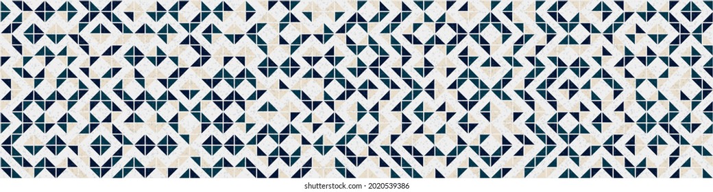 Abstract Geometric Pattern generative computational art illustration