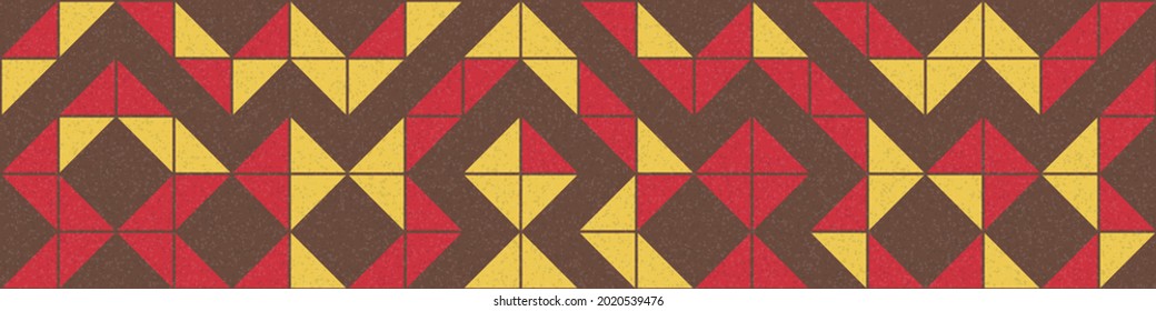 Abstract Geometric Pattern generative computational art illustration