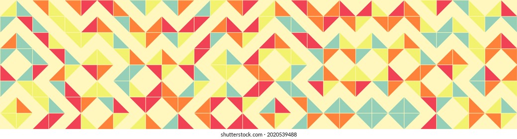 Abstract Geometric Pattern generative computational art illustration