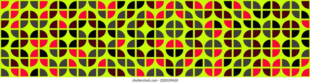 Abstract Geometric Pattern generative computational art illustration