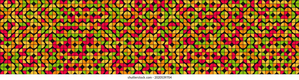 Abstract Geometric Pattern generative computational art illustration