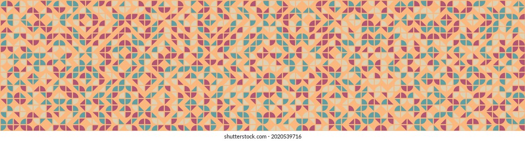 Abstract Geometric Pattern generative computational art illustration