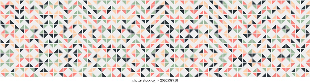 Abstract Geometric Pattern generative computational art illustration