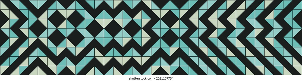 Abstract Geometric Pattern generative computational art illustration
