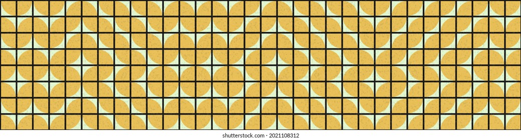 Abstract Geometric Pattern generative computational art illustration