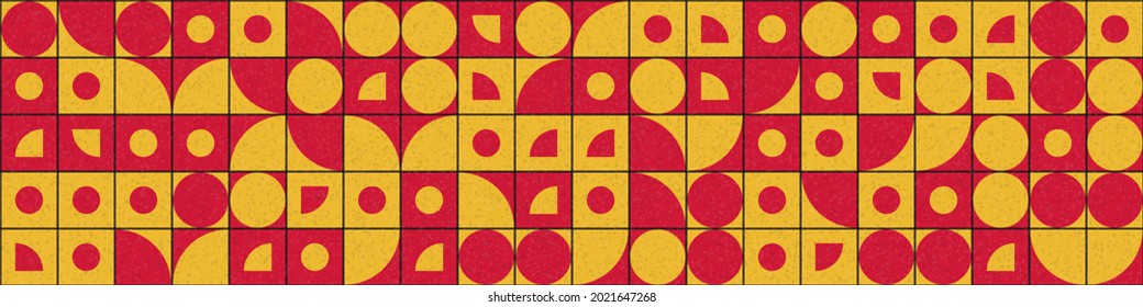 Abstract Geometric Pattern generative computational art illustration