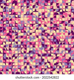 Abstract Geometric Pattern generative computational art illustration