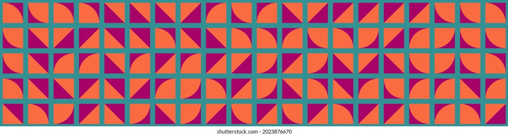 Abstract Geometric Pattern generative computational art illustration