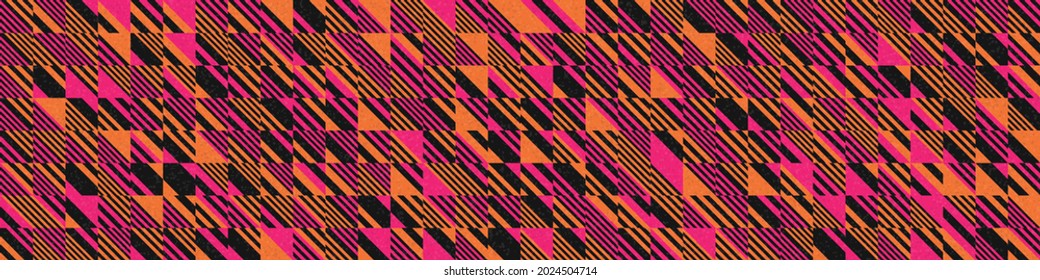 Abstract Geometric Pattern generative computational art illustration