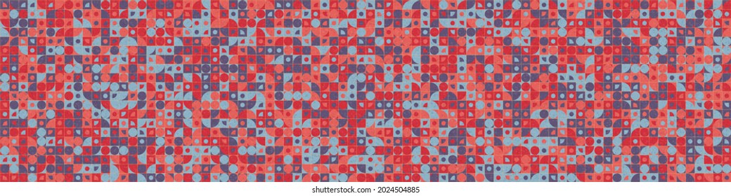 Abstract Geometric Pattern generative computational art illustration