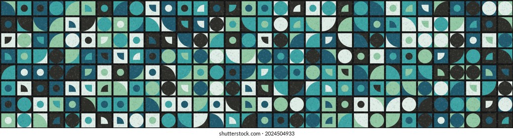 Abstract Geometric Pattern generative computational art illustration