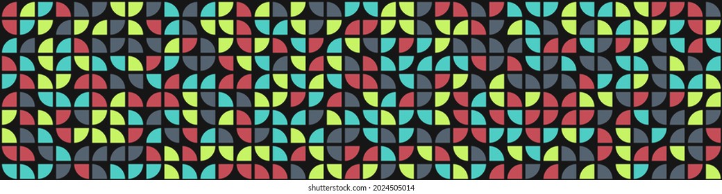 Abstract Geometric Pattern generative computational art illustration