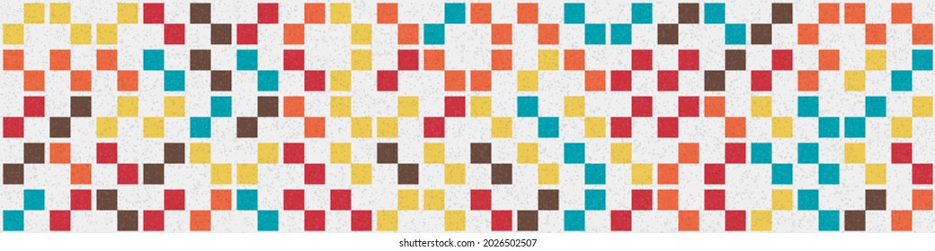 Abstract Geometric Pattern generative computational art illustration