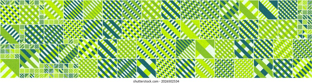 Abstract Geometric Pattern generative computational art illustration