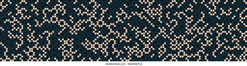 Abstract Geometric Pattern generative computational art illustration