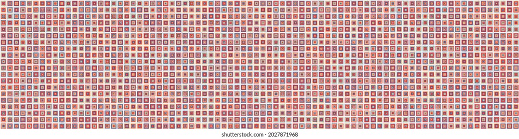 Abstract Geometric Pattern generative computational art illustration