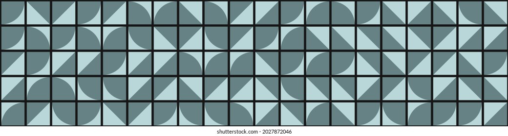 Abstract Geometric Pattern generative computational art illustration