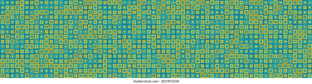 Abstract Geometric Pattern generative computational art illustration