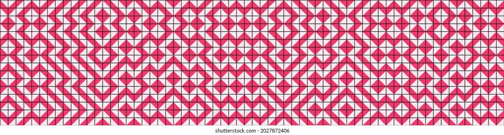 Abstract Geometric Pattern generative computational art illustration