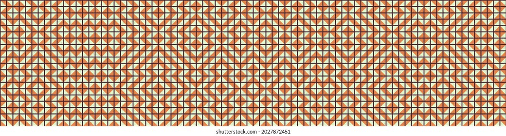 Abstract Geometric Pattern generative computational art illustration