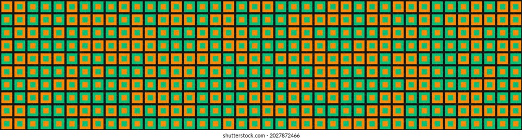 Abstract Geometric Pattern generative computational art illustration