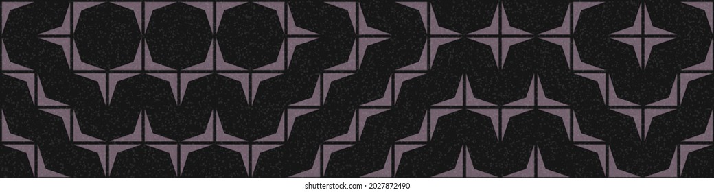 Abstract Geometric Pattern generative computational art illustration