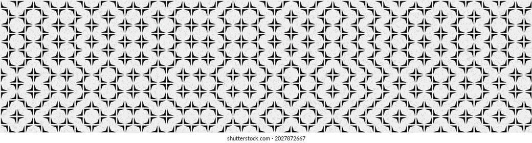 Abstract Geometric Pattern generative computational art illustration
