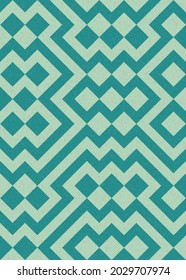 Abstract Geometric Pattern generative computational art illustration