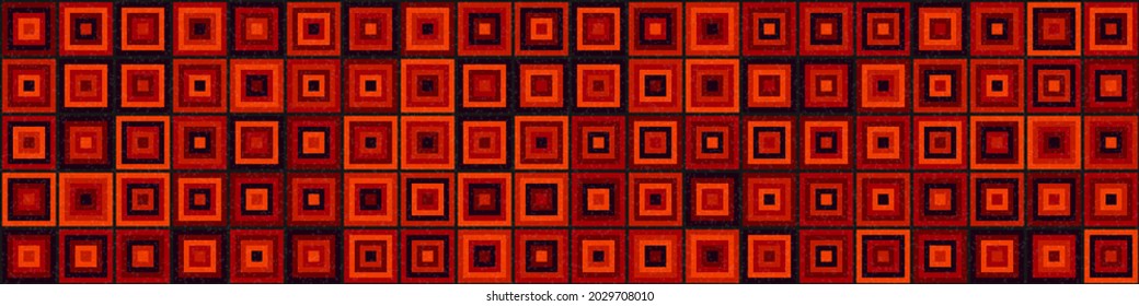 Abstract Geometric Pattern generative computational art illustration