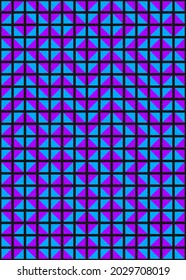 Abstract Geometric Pattern generative computational art illustration