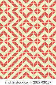 Abstract Geometric Pattern generative computational art illustration
