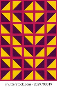 Abstract Geometric Pattern generative computational art illustration