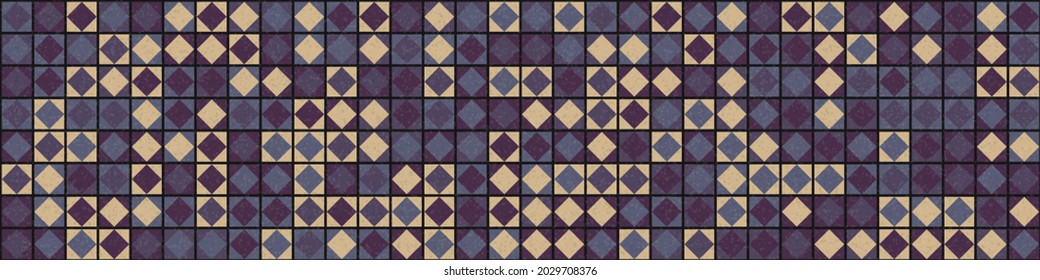 Abstract Geometric Pattern generative computational art illustration