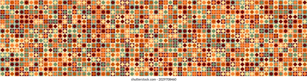 Abstract Geometric Pattern generative computational art illustration