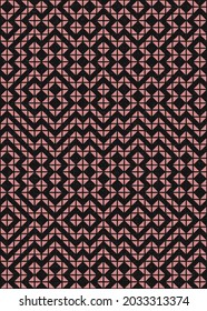 Abstract Geometric Pattern generative computational art illustration