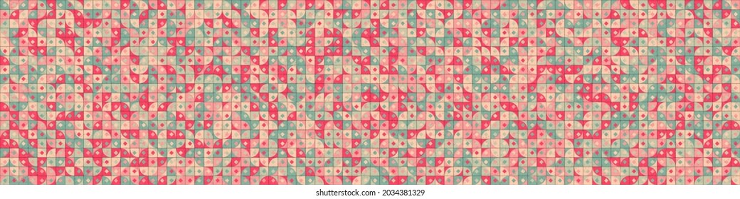 Abstract Geometric Pattern generative computational art illustration