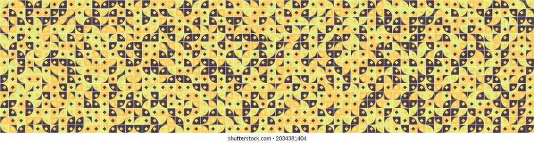 Abstract Geometric Pattern generative computational art illustration