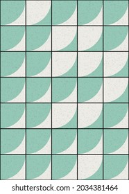 Abstract Geometric Pattern generative computational art illustration