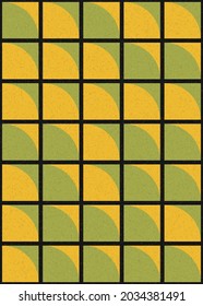 Abstract Geometric Pattern generative computational art illustration