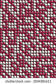 Abstract Geometric Pattern generative computational art illustration
