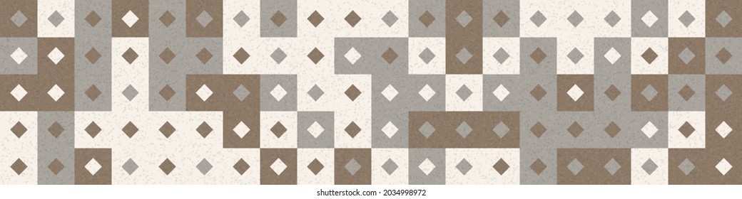 Abstract Geometric Pattern generative computational art illustration